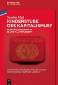 Cover: Kinderstube des Kapitalismus? - De Gruyter Oldenbourg