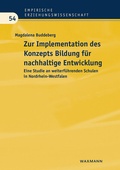 Cover: Zur Implementation des Konzepts Bildung f&uuml;r nachhaltige Entwicklung - Waxmann