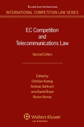Cover: EC Competition and Telecommunications Law - Kluwer Law International