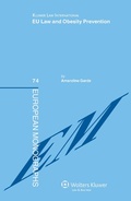 Cover: EU Law and Obesity Prevention - Kluwer Law International