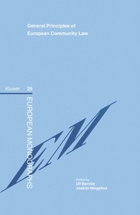 Enlarge image Cover: General Principles of European Community Law - Kluwer Law International