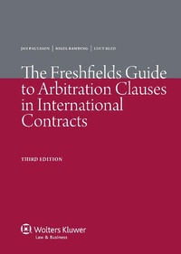Abbildung von: The Freshfields Guide to Arbitration Clauses in International Contracts - Kluwer Law International