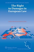 Cover: The Right to Damages in European Law - Kluwer Law International