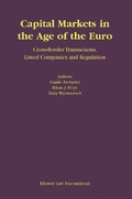 Cover: Capital Markets in the Age of the Euro - Kluwer Law International