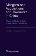 Cover: Mergers and Acquisitions and Takeovers in China - Kluwer Law International