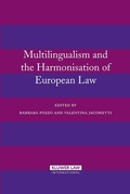 Cover: Multilingualism and the Harmonisation of European Law - Kluwer Law International