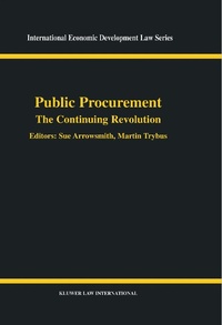 Enlarge image Cover: Public Procurement - Kluwer Law International