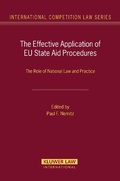 Cover: The Effective Application of EU State Aid Procedures - Kluwer Law International