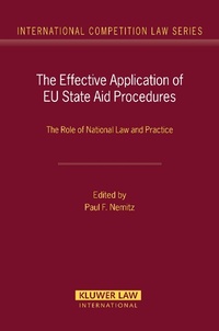Abbildung von: The Effective Application of EU State Aid Procedures - Kluwer Law International