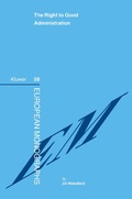 Cover: The Right to Good Administration - Kluwer Law International