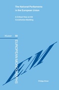 Cover: The National Parliaments in the European Union - Kluwer Law International