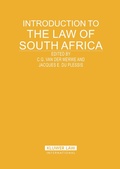 Cover: Introduction to the Law of South Africa - Kluwer Law International