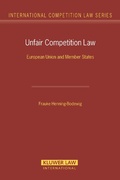 Cover: Unfair Competition Law - Kluwer Law International