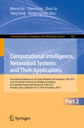 Cover: Computational Intelligence, Networked Systems and Their Applications - Springer