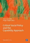 Cover: Critical Social Policy and the Capability Approach - Verlag Barbara Budrich