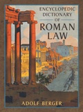 Cover: Encyclopedic Dictionary of Roman Law - Lawbook Exchange, Ltd.