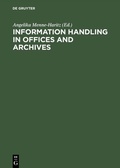 Cover: Information handling in offices and archives - De Gruyter Saur