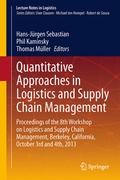 Cover: Quantitative Approaches in Logistics and Supply Chain Management - Springer