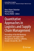 Cover: Quantitative Approaches in Logistics and Supply Chain Management - Springer
