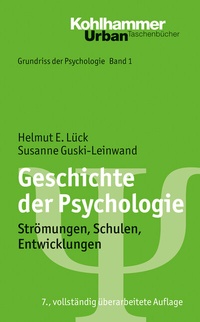 Abbildung von: Geschichte der Psychologie - Kohlhammer