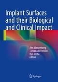 Cover: Implant Surfaces and their Biological and Clinical Impact - Springer