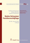 Cover: Siebte Schweizer Familienrecht&sect;Tage - St&auml;mpfli Verlag AG