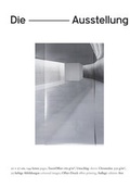 Cover: Die Ausstellung - K&ouml;nig, Walther