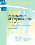 Cover: Management of Organizational Behavior - Pearson