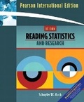 Cover: Reading Statistics and Research - Pearson