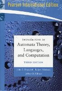 Enlarge image Cover: Introduction to Automata Theory, Languages, and Computation - Pearson