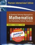 Cover: A Problem Solving Approach to Mathematics for Elementary School Teachers plus MyLab Math - Pearson