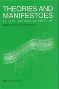 Cover: Theories and Manifestoes of Contemporary Architecture - Wiley