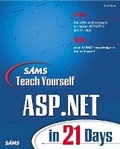 Cover: Sams Teach Yourself ASP.NET in 21 Days - Sams Publishing