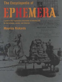 Abbildung von: The Encyclopedia of Ephemera - The British Library Publishing Division