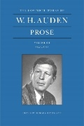 Cover: W. H. Auden Prose Volume 3 (1949-1955) - Faber & Faber