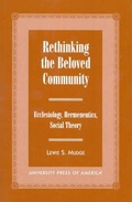 Cover: Rethinking the Beloved Community - University Press of America