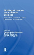 Cover: Multilingual Learners and Academic Literacies - Routledge