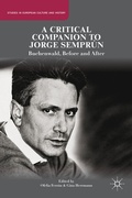 Cover: A Critical Companion to Jorge Sempr&uacute;n - Palgrave MacMillan