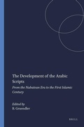 Cover: The Development of the Arabic Scripts - Scholars Press