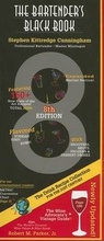 Cover: The Bartender's Black Book - Wine Appreciation Guild