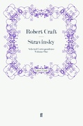 Cover: Stravinsky: Selected Correspondence Volume 1 - Faber & Faber