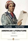 Cover: American Literature, Volume 1 with Access Code - Longman Publishing Group
