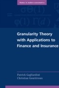 Cover: Granularity Theory with Applications to Finance and Insurance - Cambridge University Press