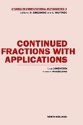 Cover: Continued Fractions with Applications: Volume 3 - Elsevier