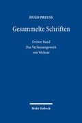 Cover: Gesammelte Schriften - Mohr Siebeck