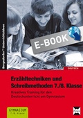 Cover: Erz&auml;hltechniken und Schreibmethoden 7./8. Klasse - Persen Verlag in der AAP Lehrerwelt GmbH