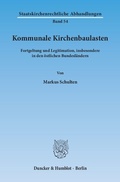 Bild: Kommunale Kirchenbaulasten. - Duncker & Humblot