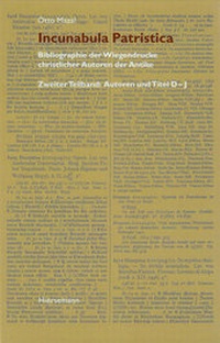Abbildung von: Incunabula Patristica - Hiersemann, A