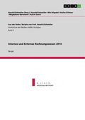 Cover: Internes und Externes Rechnungswesen 2014 - Aus der Reihe: Skripte von Prof. Harald Eichsteller