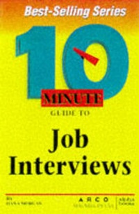 Enlarge image Cover: 10 Minute Guide To Job Interviews - Simon & Schuster Ltd
